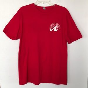 TIKI BAR NEWPORT BEACH ALOHA BOYS T-SHIRT RED SZ XL GREAT COND